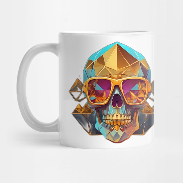 Colorful Skull by SPIT-36